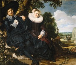 Marriage portrait of Isaac Abrahamsz Massa and Beatrix van der Laen', 1622. Creator: Hals, Frans I (1581-1666).