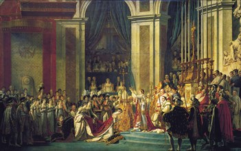The Coronation of Napoleon at Notre-Dame de Paris on 2nd December 1804', 1807.  Creator: David, Jacques Louis (1748-1825).