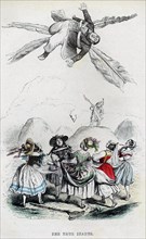 The New Icarus, 1840s. Creator: Grandville, Jean-Jacques (1803-1847).