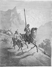 Illustration to the book "Don Quixote de la Mancha" by M. de Cervantes, 1863.  Creator: Doré, Gustave (1832-1883).