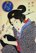 Contest of Beauties: A Geisha from the Eastern Capital, c1830.