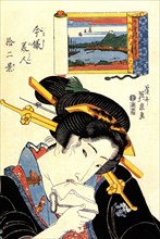 From the series The Beauties of Tokaido, 1830-1835.