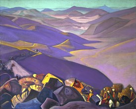 Mongolia, Genghis Khan', 1938.  Creator: Roerich, Nicholas (1874-1947).