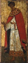 Saint Prince Gleb, 15th century.  Creator: Russian icon.