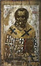 Saint Nicholas, 14th century. Creator: Russian icon.