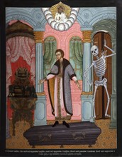 Mortal man (Parable), early 18th century. Creator: Russian icon.