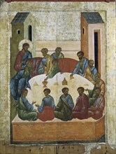 The Last Supper', 1497. Creator: Russian icon.