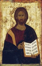 Christ Pantocrator, 1387-1395.  Creator: Byzantine icon.