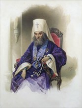 Portrait of the Metropolitan Filaret of Moscow', (1782-1867), 1854. Creator: Hau (Gau), Vladimir (Woldemar) Ivanovich (1816-1895).