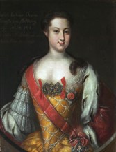 Anna Leopoldovna, Grand Duchess and Regent of Russia', (1718-1746), 1732. Creator: Wedekind, Johann-Heinrich (1674-1736).