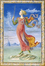 Allegory of Rome, c1448.  Creator: Pesellino, Francesco di Stefano (1422-1457).
