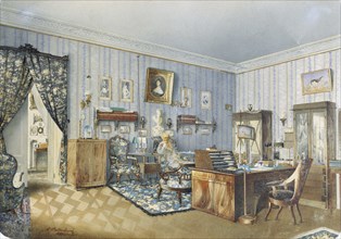 Interior, 1860.  Creator: Redkovsky, Andrei Alexeevich (1831-1909).