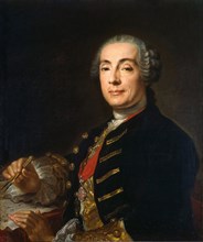 Portrait of the architect Bartolomeo Francesco Rastrelli', (1700-1771), 1750s-1760s. Creator: Pfandzelt, Lucas Conrad (1716-1786).