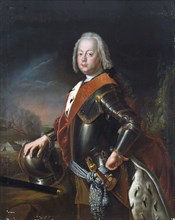 Portrait of Christian August, Prince of Anhalt-Zerbst', (1690-1747), 1725. Creator: Pesne, Antoine (1683-1757).