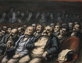 Orchestra Seat, 1856-1858. Creator: Daumier, Honoré (1808-1879).