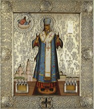 Saint Joasaph of Belgorod (1705-1754), 1911.  Creator: Emelianov, K. (Early 20th cen.).