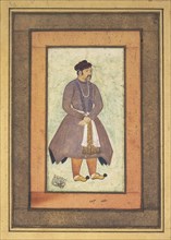 Portrait of Akbar the Great (1542-1605), Mughal Emperor, second half of the 16th century. Creator: Manohar (End of 16th cen.).