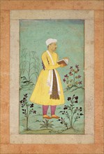 Portrait of Nakib Khan, early 17th century. Creator: Manohar (End of 16th cen.).