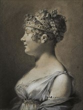 Portrait of Catherine Talleyrand, Princesse de Bénévent, 1806-1807.  Creator: Prud'hon, Pierre-Paul (1758-1823).