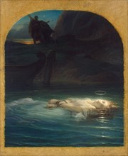 Christian Martyr Drowned in the Tiber During the Reign of Diocletian', 1853.  Creator: Delaroche, Paul Hippolyte (1797-1856).