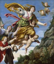 Mary Magdalene Taken up to Heaven', c1620. Creator: Domenichino (1581-1641).