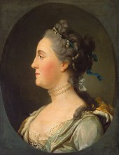 Portrait of Empress Catherine II', (1729-1796), before 1762. Creator: Erichsen, Vigilius (1722-1782).