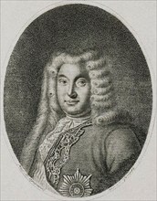 Portrait of Vice-Chancellor Count Andrey Ostermann (1687-1747), c1812.  Creator: Grachev, Alexei Petrovich (ca 1780-after 1850).