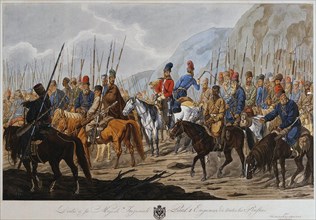 Russian Cossacks on March, c1800.  Creator: Hess, Carl Ernst Christoph (1755-1828).