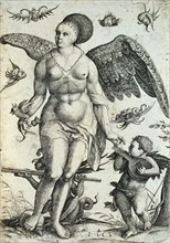 Voluptas, early16th century.  Creator: Hopfer, Daniel, the Younger (16th century).