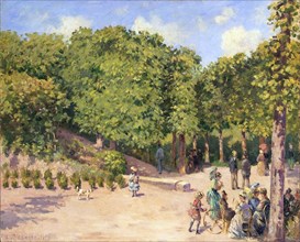 Town Park in Pontoise', 1873. Creator: Pissarro, Camille (1830-1903).