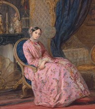 Portrait of Grand Duchess Maria Nikolaevna of Russia, middle of the 19th century. Creator: Robertson, Christina (1796-1854).
