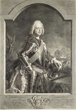 Portrait of Christian August, Prince of Anhalt-Zerbst (1690-1747), 1750.  Creator: Schmidt, Georg Freidrich (1712-1775).