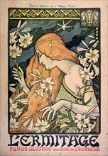 L'Ermitage, revue illustrée, poster, 1897.  Creator: Berthon, Paul (1872-1909).