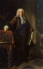 Portrait of Sir Robert Walpole, 1st Earl of Orford', (1676-1745), 1740.  Creator: Van Loo, Jean Baptiste (1684-1745).