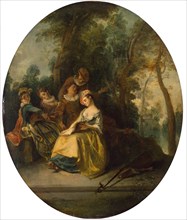 Concert in the Park', 1738. Creator: Lancret, Nicolas (1690-1743).