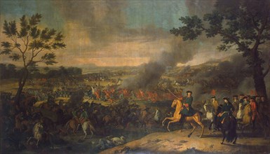 The Battle of Poltava on 27th June 1709, 1717-1718.  Creator: Caravaque, Louis (1684-1754).