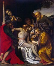 The Lamentation over Christ', c1586. Creator: Carracci, Agostino (1557-1602).