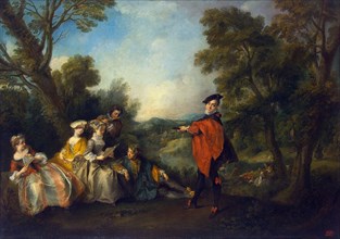 Concert in the Park', 1720-1743. Creator: Lancret, Nicolas (1690-1743).