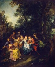 Spring', c1730. Creator: Lancret, Nicolas (1690-1743).