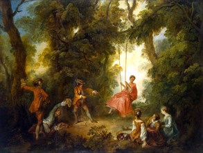 Swing', 1730s. Creator: Lancret, Nicolas (1690-1743).