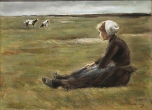 In the Field, c1890. Creator: Liebermann, Max (1847-1935).