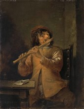Flautist', 1630s. Creator: Teniers, David, the Younger (1610-1690).
