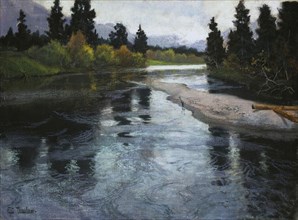 River', c1883. Creator: Thaulov, Fritz (1847-1906).
