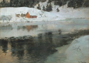Winter Landscape', c1883-1884. Creator: Thaulov, Fritz (1847-1906).