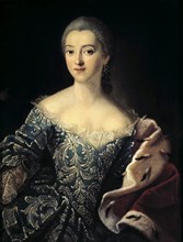 Portrait of Countess Ekaterina Lobanov-Rostovsky', 1754.  Creator: Argunov, Ivan Petrovich (1729-1802).