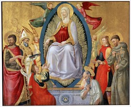 'The Assumption of the Blessed Virgin Mary', 1464-1465. Artist: Neri di Bicci