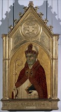 'Saint Augustine', 1320s.  Artist: Simone Martini