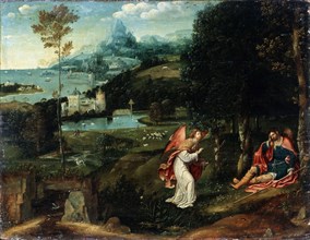 'Landscape with the Legend of Saint Roch', early 16th century. Artist: Joachim Patinir