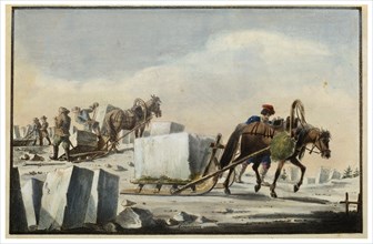 'Ice Splitting', 1825. Artist: Pyotr Alexandrov