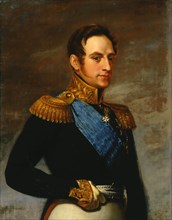 'Portrait of Emperor Nicholas I', 1826. Artist: Vasily Tropinin